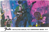 Fender Coronado-Bass-I-and-II-1966 - Owners Manual